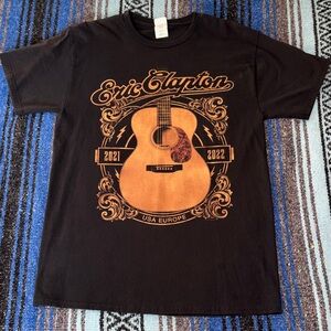 Eric Clapton 2022 Concert Tour Tee Shirt